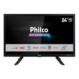 Smart TV 24” Philco Led PTV24G50SN Midiacast Netflix