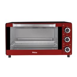 Forno Elétrico Philco 20L Vermelho 1300W - Outlet