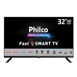 Smart TV 32” Philco LED Quad Core Netflix PTV32G70SBL