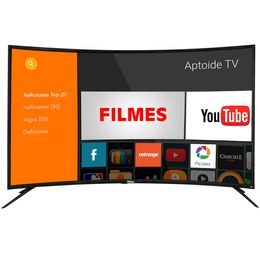 Smart TV Philco 55” PH55A16DSGWA CURVE 4K Android LED - Outlet