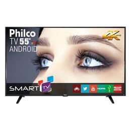 Smart TV Philco 55” PH55E61DSGWA Android 4K LED - Outlet