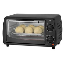 Forno Elétrico Britânia 10L 800W Preto com Função Timer - Outlet