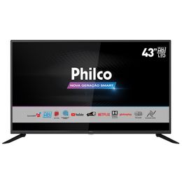 Smart TV 43" Philco LED com Netflix Quad Core PTV43G50SN - Outlet