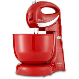Batedeira Philco Paris Duo Mixer Turbo 350W Vermelha