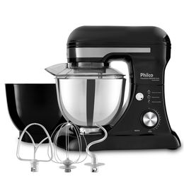 Batedeira Planetária Philco PBP600P Turbo Inox Double Bowl 600W