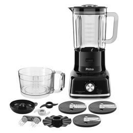 Multiprocessador Philco 9 em 1 1400W PMP1600P Glass Turbo