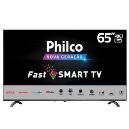 Smart TV Philco 65” PTV65Q20SBLSG 4K LED - Outlet