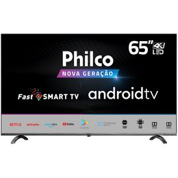 Smart TV Philco 65” PTV65Q20AGBLS 4K LED Android - Outlet