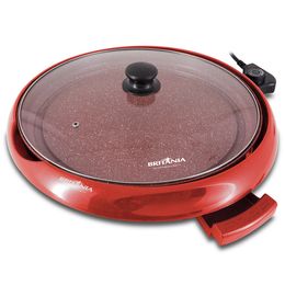 Top Grill Britânia BGR11V REDSTONE Vermelho 1200W - Saldão