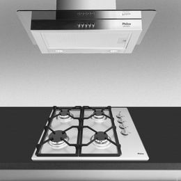 Kit Cozinha Philco Coifa Flat PCO60IP & Cooktop 4B PCT04I