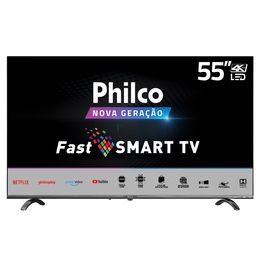 Fast Smart TV Philco 55" PTV55Q20SNBL 4K LED