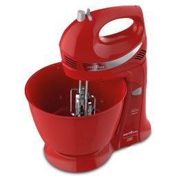 Batedeira Britânia Diamante Cristal Double Mixer Vermelha 550W