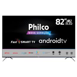 Smart TV Philco 82" Android Backlight E-Led PTV82K90AGIB UHD 4K - Outlet