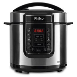 Panela de Pressão Digital Philco 6L Inox Silver - Outlet