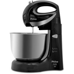 Batedeira Philco Paris Inox Duo Mixer Turbo Preto - Outlet