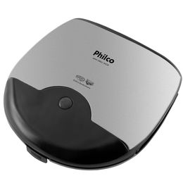 Mini Grill e Sanduicheira Philco Inox Preto 750W - Saldão