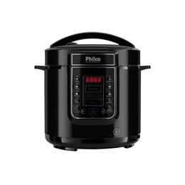 Panela de Pressão Digital Philco 6L Inox Preta - Saldão