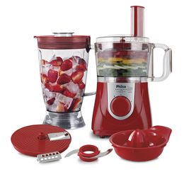 Multiprocessador Philco All In One + Citrus Vermelho 800W - Saldão