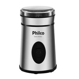 Moedor de Café Philco 50g de grãos 200W Inox Grano Aroma - Saldão