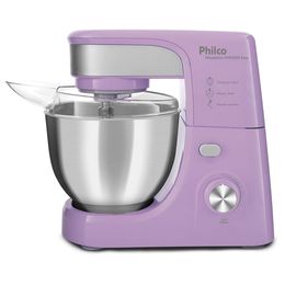 Batedeira Planetária Philco PHP500 Turbo Inox Purple 12 velocidades 500W - Saldão