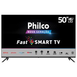 Fast Smart TV Philco 50” PTV50G70SBLSG UltraHD 4K LED - Saldão