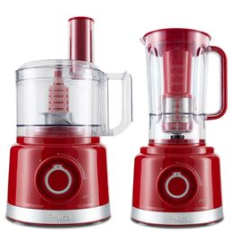 Multiprocessador Philco PMP1550V Pro Turbo 6 em 1 900W  Vermelho - Saldão