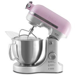 Batedeira Planetária Philco PBP1200 Rosa Turbo Inox - Outlet