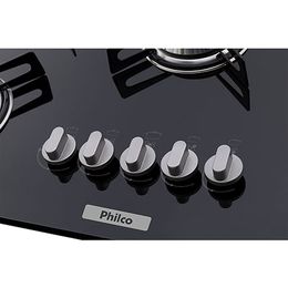 Cooktop Philco Chef 5 Vidro temperado 6mm Trempes Esmaltados - Outlet