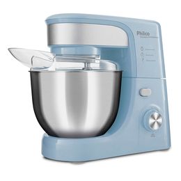 Batedeira Planetária Philco PHP500 Turbo Inox Blue 700W - Outlet