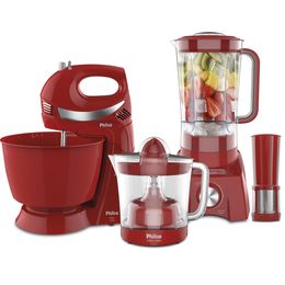 Kit Philco Cozinha Maxx Vermelho - Outlet