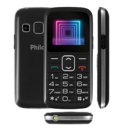 Celular Philco PCE02 Tela 1.77” 2G Quad-Band - Outlet