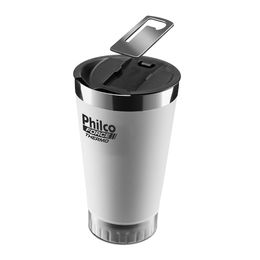 Copo Térmico com Tampa 475ml Philco PTH01B Inox - Outlet