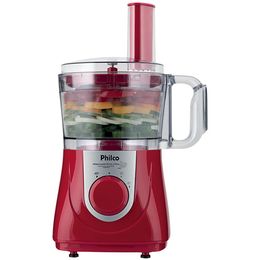 Multiprocessador Philco All In One + Vermelho 800W - Outlet