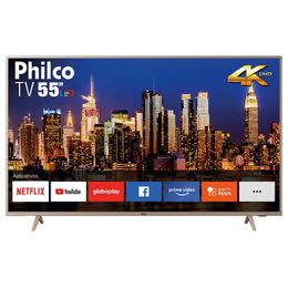 Smart TV Philco 55” PTV55F62SNC 4K LED - Netflix - Outlet