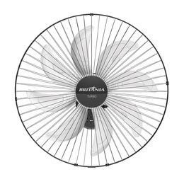 Ventilador de Parede Britânia BVT680PM Turbo Hélice de 8 Pás - Outlet