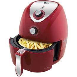 Fritadeira Air Fryer Philco Saúde Inox Vermelha 4,4L - Saldão