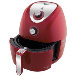 Fritadeira Air Fryer Philco Saúde Inox Vermelha 4,4L - Saldão