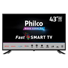 Smart TV 43” Philco Led PTV43E10N5SF Dolby Audio - Saldão