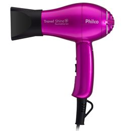 Kit Travel Shine Rosa Philco Prancha + Secador - Outlet