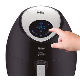 Fritadeira Air Fryer  Philco Digital Inox 1400 - Outlet