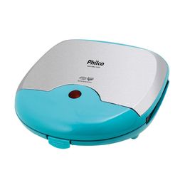 Mini Grill e Sanduicheira Philco Inox Azul 750W - Outlet