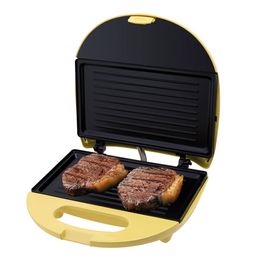 Mini Grill e Sanduicheira Philco Inox Amarelo 750W - Outlet