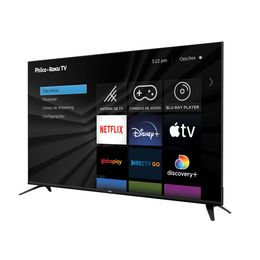 Smart TV 50” Philco 4K PTV50G70R2CBBL Roku TV Led