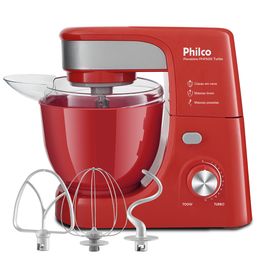 Batedeira Planetária Philco PHP500 Turbo Vermelha 700W - Saldão