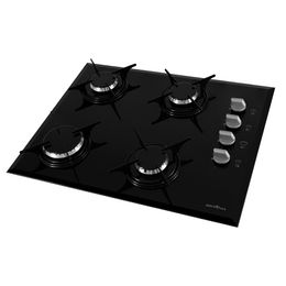 Cooktop Britânia BCT4P 4 bocas Vidro Bisotê - Saldão