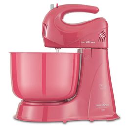 Batedeira Britânia Perola Maxx 2 Tigelas Portátil 400W Rosa - Saldão