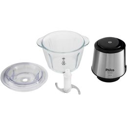 Processador Philco Inox Glass 1,2L 350W Função Pulsar PPS01I - Saldão