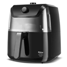 Fritadeira Air Fryer Philco PFR55PI Visor Glass 7L 1800W - Outlet