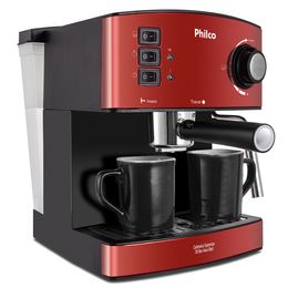 Cafeteira Expresso & Cápsulas Philco PCF24 Inox Red - Saldão