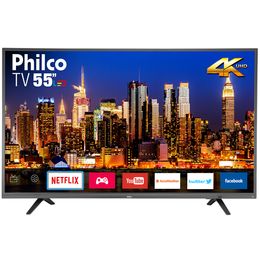 Smart TV Philco 55" PTV55U21DSWNT 4K Led  Netflix - Saldão